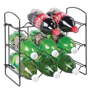 Metal Water Bottle Rack Storage Organizer for Kitchen Countertops Home Cabinet Pantry Bottle Holder Stand - Product Image 3