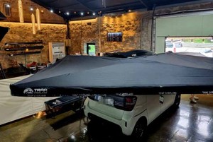 Toldo TRAP OVERLAND 270, toldo para viajes por tierra, toldo resistente al viento, toldo independiente para coche, toldo 4x4 de alta resistencia, toldo 180. - Product Image 3
