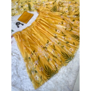 Floral Print Beautiful Party <b>Performance</b> <b>Wear</b> Lehenga Choli - Product Image 5