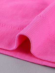 Sleek Asymmetric Gym Wear Ladies Bra Underwear Single Strap Exercise Clothing Athleisure Ribbed <b>Crop</b> <b>Top</b> Private Label - Product Image 6