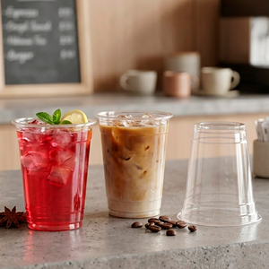 Wholesale 95mm PP Single Wall Disposable <b>Cups</b> Transparent 12/16/20oz for Iced Coffee Tea Juice <b>Cold</b> Dinks Beverages - Product Image 6