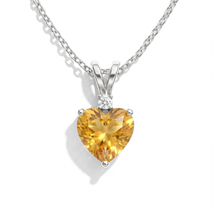 High-End Collarbone <b>Chain</b> <b>Necklace</b> Heart Stone <b>Chain</b> <b>Necklace</b> Luxury Crystal Heart Pendant <b>Necklace</b> Women Fashion Jewelry - Product Image 1