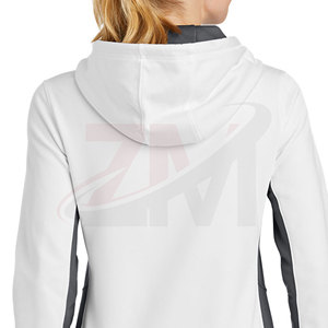 Sweat à capuche pour femme avec impression de logo personnalisé, vêtements d'hiver, couleur unie, produit tendance, sweats à capuche pour femme en MOQ faible, service OEM - Product Image 5