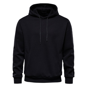 Fabricant OEM en gros sur mesure, fournisseur de sweats à capuche en coton pour hommes, en molleton brossé, étiquette privée, production en vrac - Product Image 2