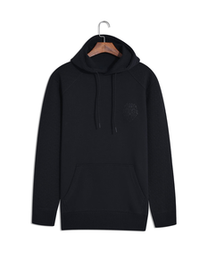 Wholesale High Quality Winter Lightweight Knitted 100% Cotton Solid Breathable Front <b>Men</b> Hooded Hoodies Custom Print <b>Pullover</b> - Product Image 1