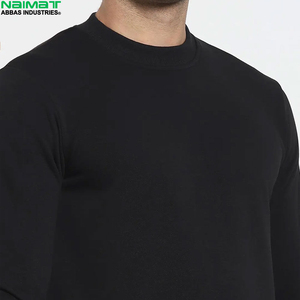 Relaxed Fit Loungewear Outer Layer Crewneck Sweatshirt Men <b>Comfy</b> Cotton Soft Material Pullover Fleece Top - Product Image 4