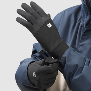 Winter Outdoor Nylon Warm <b>Gloves</b> Unisex Sports Cycling Windproof Waterproof Fleece-Lined Touchscreen Non-Slip Winter <b>Gloves</b> - Product Image 5