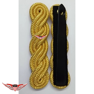 KEW Vintage Embroidered Customized Color & Material <b>Braided</b> Epaulettes Shoulder Board Luxury Garment <b>Accessory</b> Durable - Product Image 1