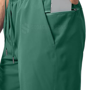 Shorts de course athlétiques avec poches latérales et cordon de serrage réglable, shorts de course de qualité supérieure - Product Image 5