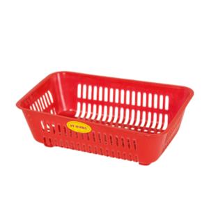 Passoire carrée en plastique durable réutilisable sans BPA panier de passoire utilisation quotidienne de la cuisine à domicile lavage flexible tenant les fruits - Product Image 2