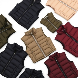 Chaleco Acolchado Corto al por Mayor para Mujer, Chaqueta sin Mangas Personalizada, Estilo Y2K, Ropa Urbana, Chaleco Acolchado, Marca Privada, Pedido al por Mayor - Product Image 1