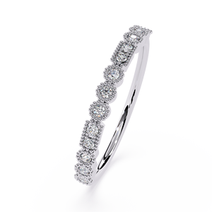แหวนเพชรทรงกลมเจียระไนแบบบริลเลียนท์ ทองคำแท้ 14k สำหรับผู้หญิง ดีไซน์เรียบหรู ประดับด้วยเพชรเลี้ยงในห้องปฏิบัติการ เหมาะสำหรับสวมใส่ทุกวัน สามารถสวมซ้อนกันได้ - Product Image 6