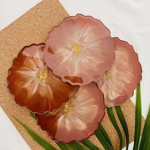 Modern Luxury Resin <b>Agate</b> <b>Coaster</b> Set Handmade Eco-Friendly Decorative Table <b>Coaster</b> Drink Mat Dining Table Coffee Table Home - Product Image 5