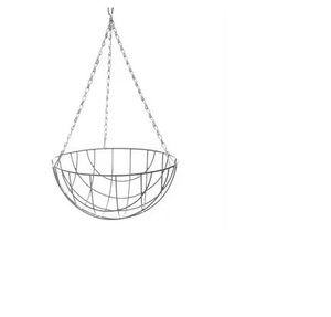 Hanging Metal Flower Pot <b>Wire</b> <b>Basket</b> Minimalist Modern Design for Indoor Outdoor Use Hanging Planter Pot - Product Image 1