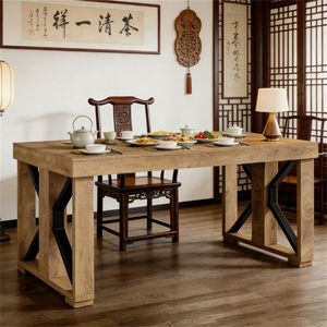 Scrivania per Computer, Ufficio Domestico e Sala Conferenze, Tavolo Versatile da Pranzo - Product Image 1