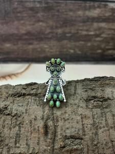 Kingman Turquoise Sterling Silver Adjustable <b>Ring</b> Artisan Handmade Southwestern Jewelry Natural Blue Gemstone Band - Product Image 3