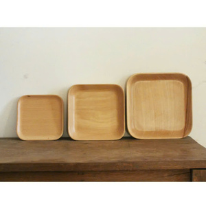 Ensemble de plateaux carrés en feuilles de palmier, modernes, jetables, écologiques, compostables, biodégradables, compatibles lave-vaisselle et congélateur - Product Image 1