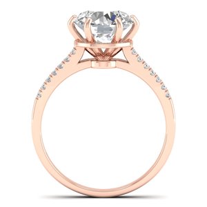 Anillo de Moissanita REYES Timeless con Certificación GRA, Plata de Ley 925, Calidad Premium, Regalo de Compromiso, Joyería al por Mayor para Mujer - Product Image 4