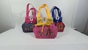Mini Bolso Estilo Hanbok Tradicional Coreano / Bolsa de Regalo de Poliéster Bordada Portátil / Accesorio Coreano Hecho a Mano - Product Image 6