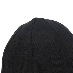 Bonnet d'hiver décontracté pour homme en tricot doux et extensible, avec logo personnalisé, chaud, en acrylique, accessoire de mode pour l'hiver - Product Image 4