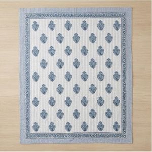 Hand Block Printed Cotton Kantha Queen Size <b>Throws</b> Sanganer <b>Large</b> Width Handmade Indian Quilt Boho Bedroom Home Textile Decor - Product Image 5