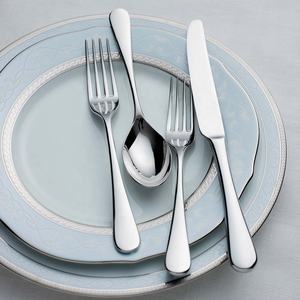 Juego de cubiertos chapados en plata de acero inoxidable con diseño moderno único Vajilla reutilizable Vajilla de acero inoxidable Cubiertos chapados - Product Image 1