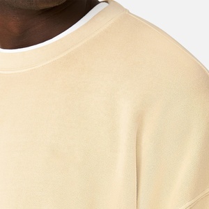 Sweat-shirt à col rond personnalisé de haute qualité avec logo sublimé, 100% polyester, sweat-shirts pour hommes surdimensionnés, vente en gros - Product Image 5