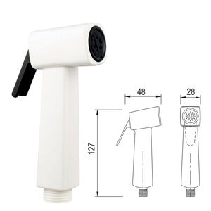 Rociador de bidé OEM/ODM VX42, plástico ABS personalizable, diseño moderno, cabezal de bidé portátil, accesorios de baño - Product Image 1