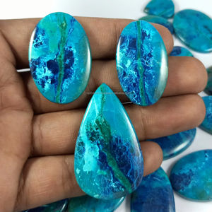 Natural Shattuckite Cabochon Healing <b>Crystal</b> Quartz Wholesale Bulk Loose Gemstone Chakra Spiritual Reiki Raw - Product Image 6