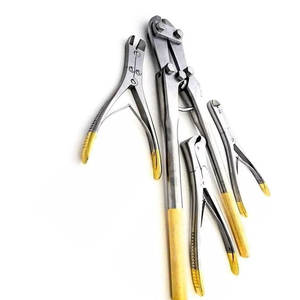 Ensemble d'instruments de coupe de fils TC en acier inoxydable, instruments chirurgicaux orthopédiques à usage manuel, modèle Dentavex CE DC Classe I, garantie 1 an - Product Image 2