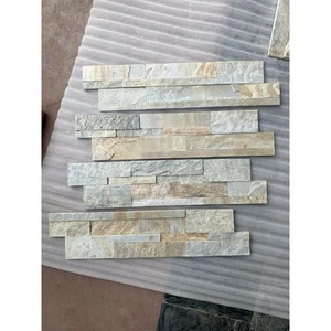 Azulejo de revestimiento de paredes de piedra Natural de repisa de cuarcita amarilla de alta calidad para decoración de casa moderna Interior y Exterior de baño - Product Image 2