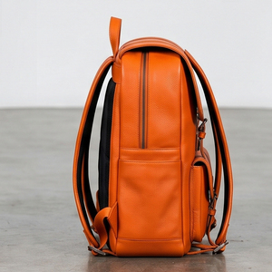 Street Fashion Leather <b>Backpack</b> With <b>Laptop</b> Bags Compartment Buckle Closure Leather <b>Laptop</b> Unisex Genuine Leather <b>Laptops</b> Bags - Product Image 2