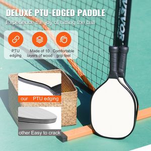 Set Portatile di Rete da Pickleball Regolamentare da 22 Piedi con Borsa per il Trasporto, Attrezzatura Resistente alle Intemperie Inclusi Palline e Racchette - Product Image 3