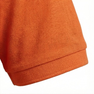 Polo à manches courtes pour homme, couleur unie, tissu tissé décontracté, coupe classique, design boutonné - Product Image 6