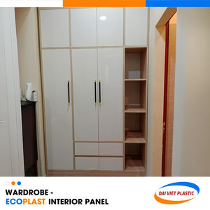 Panel interior moderno de plástico PVC con textura de madera, fábrica de muebles de Vietnam, colaboración para dormitorio para uso doméstico - Product Image 1