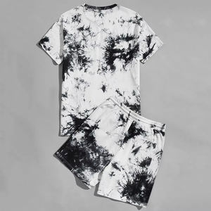 Conjunto de Camiseta y Pantalones Cortos Tie Dye para Hombre, Precio Económico 2026, Estilo Casual de Verano, Dos Piezas, Transpirable, Ropa Deportiva Urbana - Product Image 3