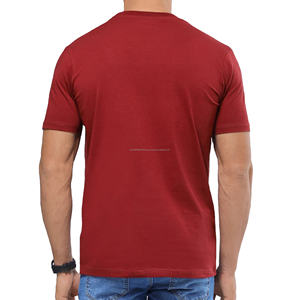 Camiseta de algodón 100% de calidad premium para hombre, corte regular, manga corta, cuello redondo. - Product Image 3