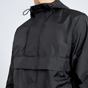 <b>Men's</b> <b>Summer</b> Windproof Streetwear Suit 100% Cotton Lightweight Hooded <b>Jacket</b> Pants Breathable Eco-Friendly Printed Solid Simple - Product Image 2