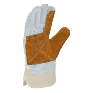 Gants de sécurité professionnels en cuir de vachette pleine fleur de haute qualité, confortables, avec paume renforcée pour travaux industriels - Product Image 5