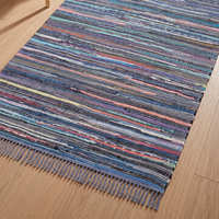 Tapis d'intérieur en coton recyclé texturé naturel, tissage plat, écologique, pour salon, style scandinave et Wabi Sabi, moderne et bio