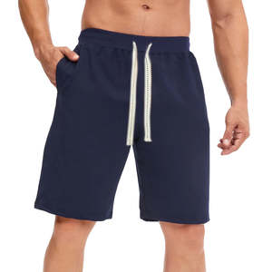 Pantalones Cortos Deportivos para Hombre 2026, de Algodón y Felpa, Color Negro, para Natación, Playa, Fitness, Running, Transpirables, de Felpa Francesa, para Gimnasio - Product Image 6
