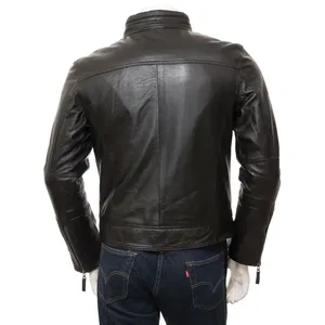 Oem Service <b>Men</b> <b>Leather</b> <b>Jackets</b> Latest Design <b>Men</b> <b>Leather</b> <b>Jackets</b> Low Moq <b>Men</b> <b>Leather</b> <b>Jackets</b> - Product Image 4
