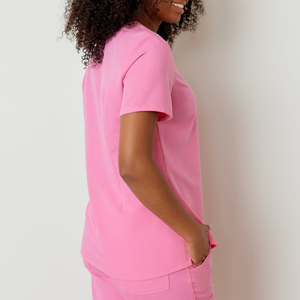 V Neck Women Medical <b>Scrubs</b> Uniform Set <b>Top</b> & Pants with Multi Pockets Nurse Hospital Workwear Customized Design Supplier - Product Image 6