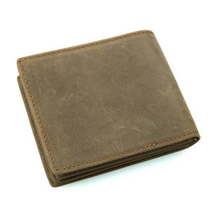 กระเป๋าสตางค์ผู้ชายหนังแท้แบบบางใส่สบายสไตล์ใหม่คุณภาพดีเยี่ยม - Product Image 1