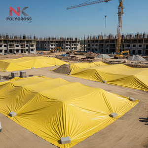 Tôle de construction de qualité supérieure, épaisse et robuste |   Film de protection en PE stabilisé aux UV pour les projets d'infrastructure et civils - Product Image 2