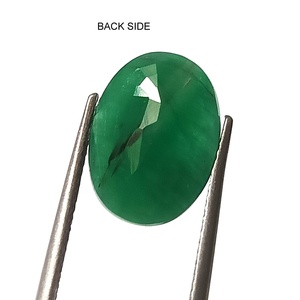 Hermosa Esmeralda Zambiana Natural de Buena Calidad, Corte Ovalado, 5.00 Quilates, Sin Tratar, Facetada, Piedra Preciosa Suelta de 10X14 mm para Joyería - Product Image 6