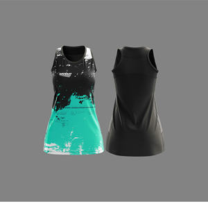 Uniforme de Equipo de Netball Hecho a Medida |   Uniforme de Netball Sublimado con Logotipo, Nombre y Número del Equipo |   Poliéster Transpirable - Product Image 1