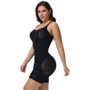 New Style Tummy <b>Control</b> Corset Rose Hollow Chest <b>Bodysuit</b> Women's Tights Shaping Breast - Product Image 3