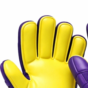 Premium Purple and Yellow Football Goalkeeper Gloves with Adjustable Wrist Strap Full Finger Protection for Sports Unisex - Product Image 4