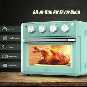 Four à convection électrique français, friteuse à air chaud, 19 Qt, en acier inoxydable et verre, 5 accessoires, usage domestique - Product Image 4